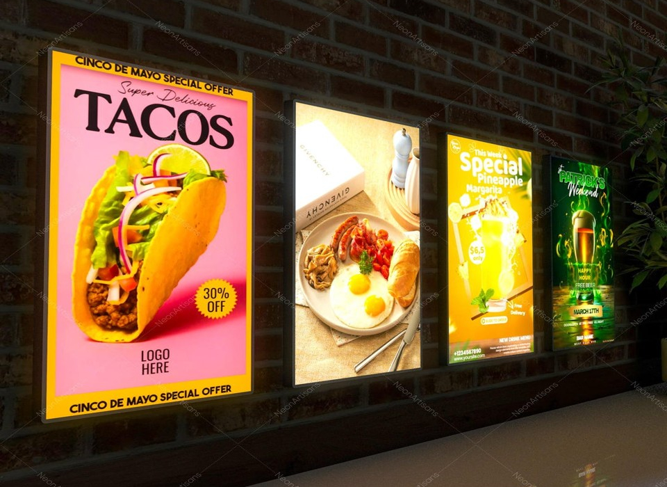 03.LED Slim Sign Board