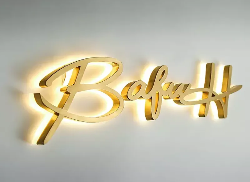 1.Metal Letter
